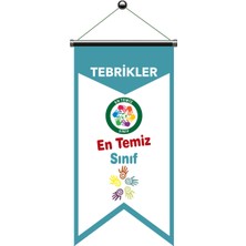 Pencere Bayrak En Temiz Sınıf Flaması – 50X100 cm Kırlangıç Bayrak