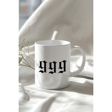 YasBey Design Koşulsuz Sevgi 999 Tasarımlı 330ML Baskılı Beyaz Seramik Kupa Bardak