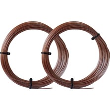 Feyza Design 2 Adet 125 Element Raket Kordajı 1,25 mm Bordo Renk