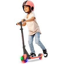 Chillafish Flexxi Glow Işıklı Katlanabilir 2 Tekerlekli Scooter - Flamingo (04)