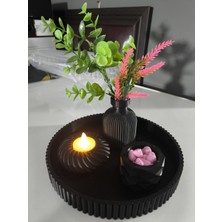 4'lü Vazo ve Mumluk Takımı