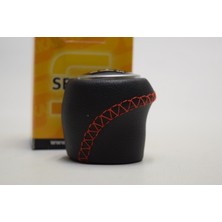 Serkar Doblo Vites Topuzu 6 Ileri Deri Kaplı Kırmızı Dikişli 55346753