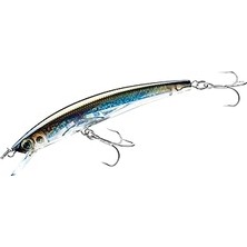 SHC4200 Yo-Zuri (13CM, Silver Bronze) - Crystal 3D Minnow Floating Lure