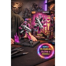 Toyfest Blokees Transformers Classic Class 13 Elita I Işıklı Gözlü 75 Parça Koleksiyon Figürü Lisanslı Model