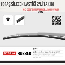 Silbak Tofaş Silecek Lastiği 2’li Takım 41 cm | Doğan Şahin Kartal Serçe Uyumlu (1982–2002)