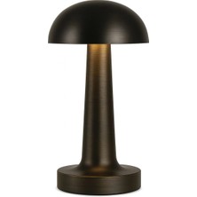 Cata Aybekon CT-8428 Lizbon Siyah Kasa Antik Şarjlı Masa Lambası 1 Adet