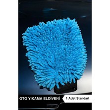 Ellesill Alman Oto Yıkama Eldiveni Mavi - Blue Washpro