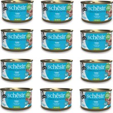 Schesir Ton Balıklı Tam ve Dengeli Jöleli Kedi Konservesi 85 Gr. x 12 Adet