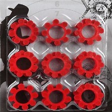 SoyluBuldumStore Oyuncak 720 Atışlık Shot 8 Li Kapsül Oyuncak Tabanca Kapsülü Kırmızı