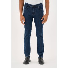 Black Lee Erkek Taşlamalı Slim Fit Likralı Jean Kot Pantolon