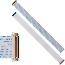 Zemheri Awm 20706 30 Pin Lvds Flexi Kablo Hd Ready Ters Düz 3.1CMX40CM Soketsiz