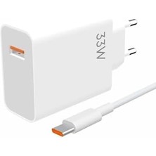 Storemax 33 Watt USB Hızlı Şarj Başlık Adaptör + 1m Hızlı Şarj Kablosu Turbo Qualcomm 3.0 Ms-11 Hızlı Şarj Göstergeli (Yerli Üretim)