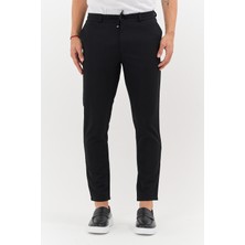 Black Lee Erkek Siyah Jogger Beli Lastikli Bağcıklı Likralı Rahat Kalıp Pantolon