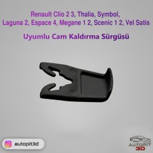 AutoPit 3D Renault Clio 2 3, Thalia, Symbol, Laguna 2, Espace 4, Megane 1 2, Scenic 1 2, Vel Satis Cam Sürgüsü