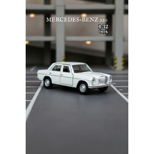 Craftivio Beyaz 1:32 Ölçek Die Cast Kapıları Açılır Lisanslı Mercedes Benz 220 Oyuncak Metal Model Araba