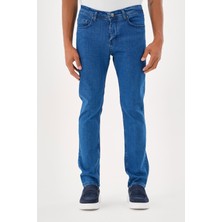 Black Lee Erkek Taşlamalı Slim Fit Likralı Jean Kot Pantolon