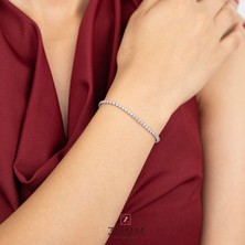 Xuping Xupıng Özel Seri Gümüş Renk Su Yolu Bileklik