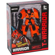 Dekofon LJ1654 Metal Dönüşebilen Robot -Gepettoys