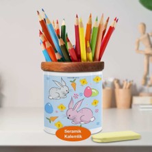 Asilmeydan Paskalya Bayramı Tavşanı Seramik Kalemlik -23-2147489058