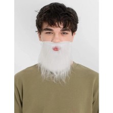 Nevamel Beyaz Kırçıllı Takma Sakal Çocuk Yetişkin