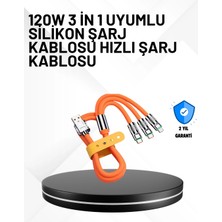 Epilons 3’ü 1 Arada Kablo – 120W Hızlı Şarj ve Veri Aktarımı Özellikli