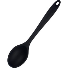 Braventa Collection Silikon Mutfak Kaşığı, Isıya Dayanıklı (Siyah)
