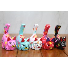 Marsilyan Ahşap 5'li Kedi Seti Model 4