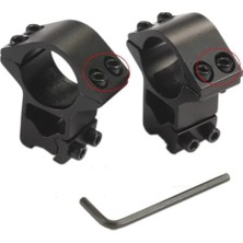 Epilons -25.4mm Dürbün Için 11MM Yüksek Havalı  / Av Tüfeği Ayağı