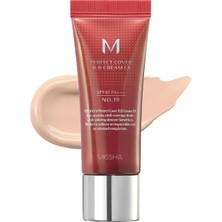 Hype Store Mıssha Mükemmel Kapatıcılık Sunan Çok Fonksiyonlu M Perfect Cover Bb Cream Ex SPF42 Pa+++ No.19 (20M
