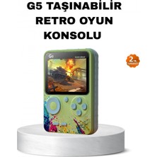 Marsilyan G5 Retro Oyun Konsolu 500 Klasik Oyunlu 3 İnç Hd Ekran Ve Tv Bağlantılı
