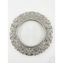 Le Paon 6 Adet Gold 30 cm Lüks Supla Seti - Polikarbon Kırılmaz Amerikan Servis - Şık Sofra Sunum Altlığı