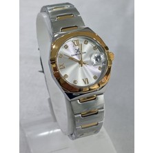 Daniel Klein Çelik Kordonlu, Altın Sarılı, Takvimli, Su Geçirmez, 2 Yıl Garantili Kadın Kol Saati