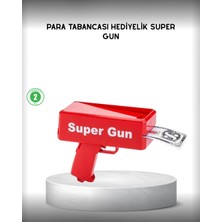 Depozee Para Dolar Saçma Para Atma Tabancası Otomatik Kırmızı Oyuncak