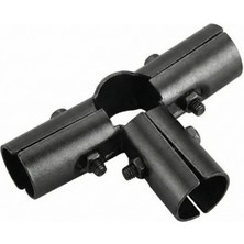 Hasyılmaz 3 Yollu 25MM Boru Bağlantı Konnektörü 90 Derece (Siyah)