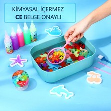 Almira Butik Magic Water Elf Aqua Gel Sihirli Su Oyuncak Seti 5 Renk Jel Şişe 6 Kalıp