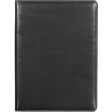 SHC4200 2k 501-1 Sekreterlik/sekreter Tablası/sekreter Notluğu A4 Suni Deri Notluk Dosyası, Siyah, A4