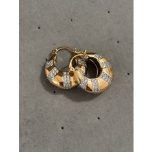 Gold Taşlı Xuping Küpe