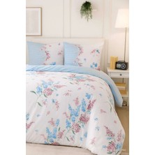 Mira Home Çift Kişilik Pamuklu Nevresim Takımı Krizantem Desenli