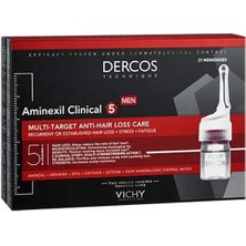 Hype Store Vichy Dercos Aminexil Clinical-5 Erkekler İçin 21X6ML Saç Dökülmesine Karşı Etkili Bakım