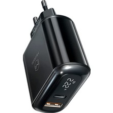 Hype Store Mcdodo CH-7170 Pd 3.0 20W 1xusb 1xtype-C Girişli LED Göstergeli Şarj Adaptörü-Siyah