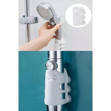 Hype Store Vantuzlu Duş Başlığı Tutacağı Silikon Vantuzlu Banyo Başlığı Askı Tutucu Kanca Vakumlu Tutucu Aparat