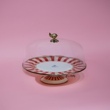 Miss Betty Bellisima Emaye 30 cm Ayaklı Kek Fanusu