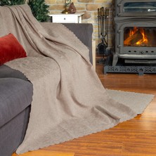 Latuda Home Premium Koltuk Örtüsü 110x175 (2 Adet) Berjer Gramajlı Jakarlı Şönil  Camel | Kanepe Örtüsü |  Kaymaz