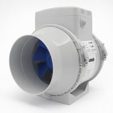 Blauberg Turbo 100 Plastik Kanal Fanı 220 m3/h Esnek Uygulama İçin Dayanıklı