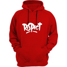 Widi Respect Baskılı Kırmızı Sweatshirt