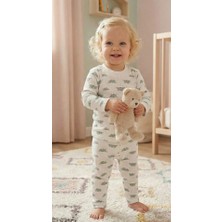 Buufuu Çocuk Takım Pamuklu Uzun Kollu Güneş Desenli 1-3 Yaş