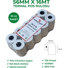 56X16 Yazar Kasa Pos Rulosu 5 Paket 50 Adet Tam Metraj Garantili