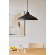 Nil Siyah Içi Beyaz Renk Özel Tasarım Modern Dekoratif Cafe Sarkıt Cafe-Mutfak Tekli Avize(Ampulsüz)