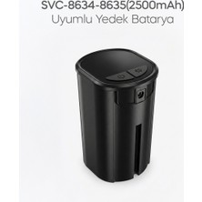 Sinbo Svc 8634/8635 (2500MAH) Yedek Batarya – Kablosuz Dikey Süpürge Uyumlu