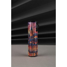 Silvio Monetti Istanbul Temalı Pürmüz Jet Alevli Altıgen Gazlı Çakmak SM188PF0005